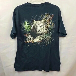 McCartys Wildlife Sanctuary White Tiger Animal Graphic Print T-Shirt
